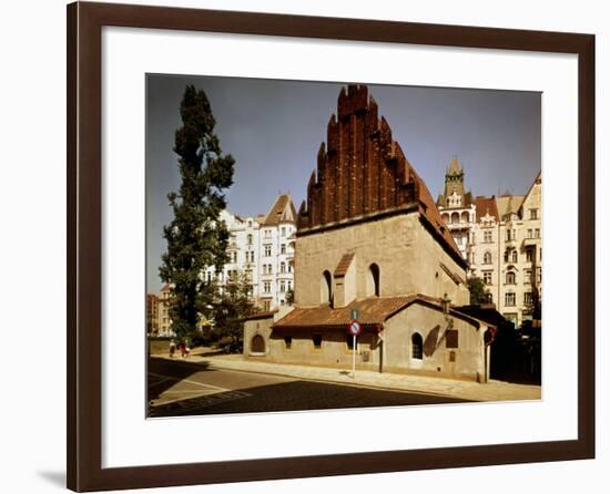 Oldest Synagogue in Europe, built 1270, Prague, Czech Republic-null-Framed Photographic Print