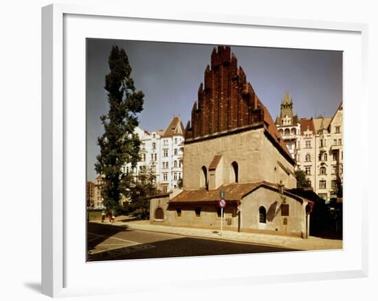 Oldest Synagogue in Europe, built 1270, Prague, Czech Republic-null-Framed Photographic Print