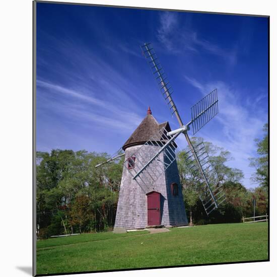 Oldest Windmill on Cape Cod, Dating from 1680, at Eastham, Massachusetts, New England, USA-Roy Rainford-Mounted Photographic Print