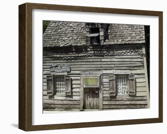 Oldest Wooden Schoolhouse in the U.S., Saint Augustine, Florida-null-Framed Photographic Print