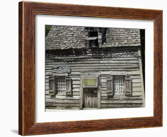 Oldest Wooden Schoolhouse in the U.S., Saint Augustine, Florida-null-Framed Photographic Print