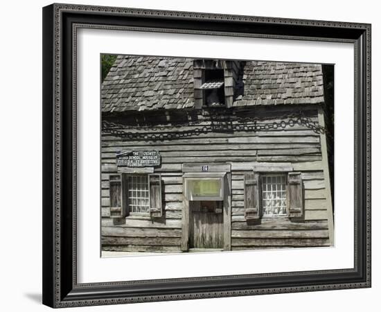 Oldest Wooden Schoolhouse in the U.S., Saint Augustine, Florida-null-Framed Photographic Print