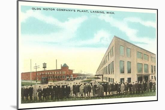 Olds Motor Company, Lansing, Michigan-null-Mounted Art Print