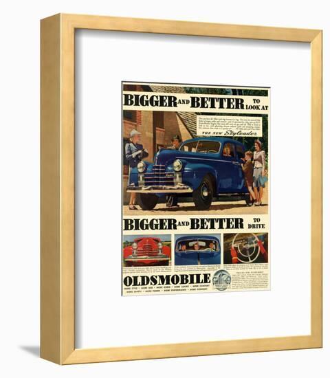 Oldsmobile - Better to Look At-null-Framed Art Print