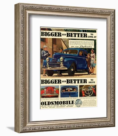 Oldsmobile - Better to Look At-null-Framed Art Print