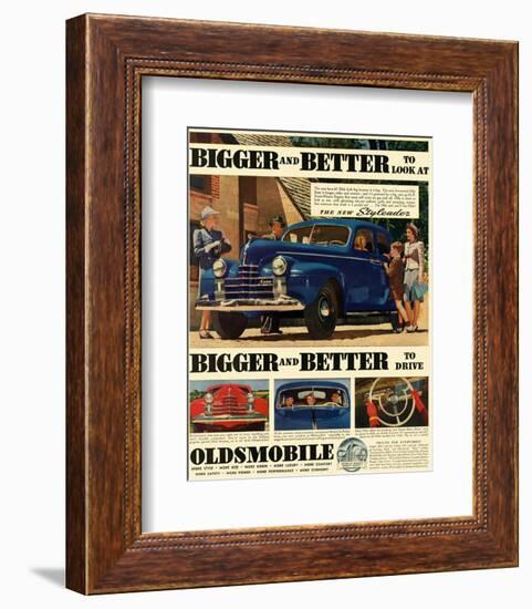 Oldsmobile - Better to Look At-null-Framed Art Print