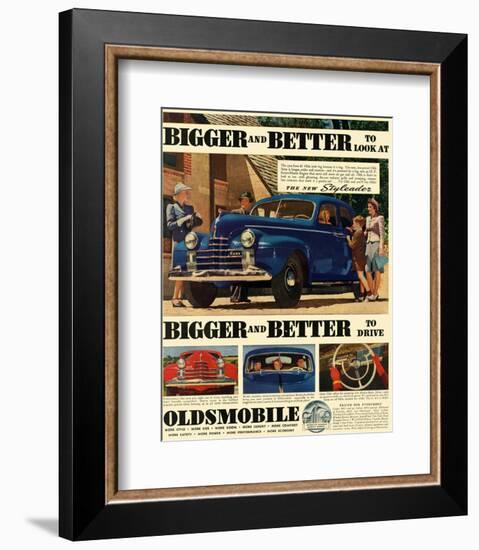 Oldsmobile - Better to Look At-null-Framed Art Print