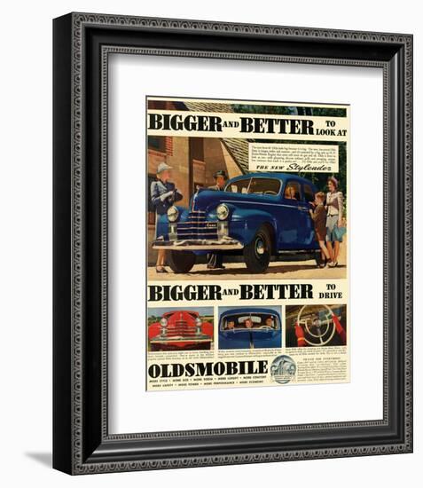 Oldsmobile - Better to Look At-null-Framed Art Print