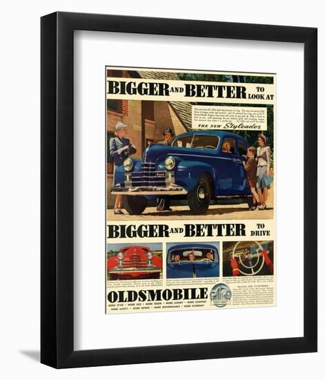 Oldsmobile - Better to Look At-null-Framed Art Print