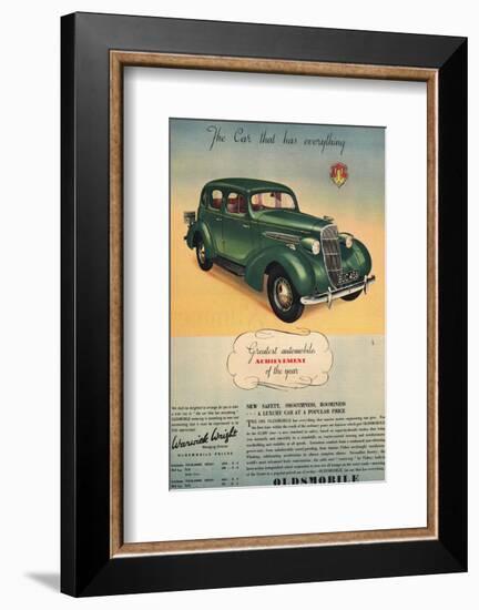 Oldsmobile- Car Has Everything-null-Framed Art Print