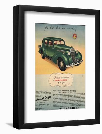 Oldsmobile- Car Has Everything-null-Framed Art Print