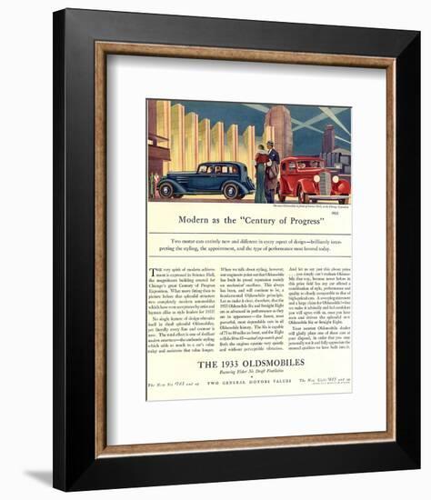 Oldsmobile Century of Progress-null-Framed Art Print