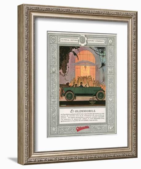 Oldsmobile, Magazine Advertisement, USA, 1920-null-Framed Giclee Print