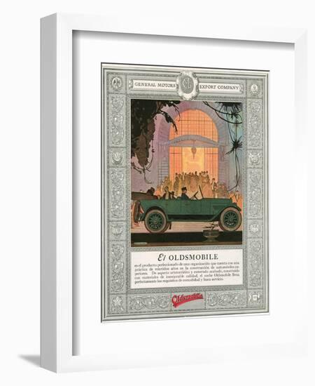 Oldsmobile, Magazine Advertisement, USA, 1920-null-Framed Giclee Print