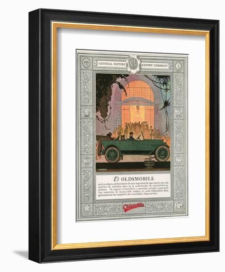 Oldsmobile, Magazine Advertisement, USA, 1920-null-Framed Giclee Print