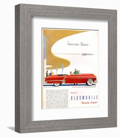 Oldsmobile-Tomorrow's Classic-null-Framed Premium Giclee Print