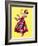 Ole! Dancing Pin-Up c1940s-Art Frahm-Framed Art Print