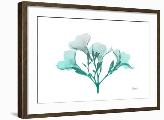 Oleander Turq Ombre-Albert Koetsier-Framed Art Print