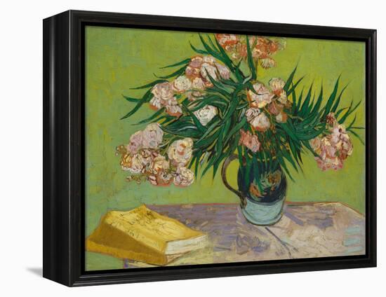 Oleanders-Vincent van Gogh-Framed Stretched Canvas