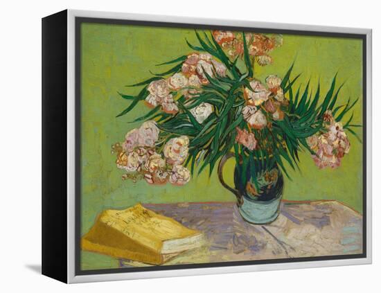 Oleanders-Vincent van Gogh-Framed Stretched Canvas