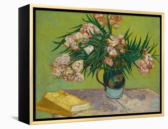 Oleanders-Vincent van Gogh-Framed Stretched Canvas