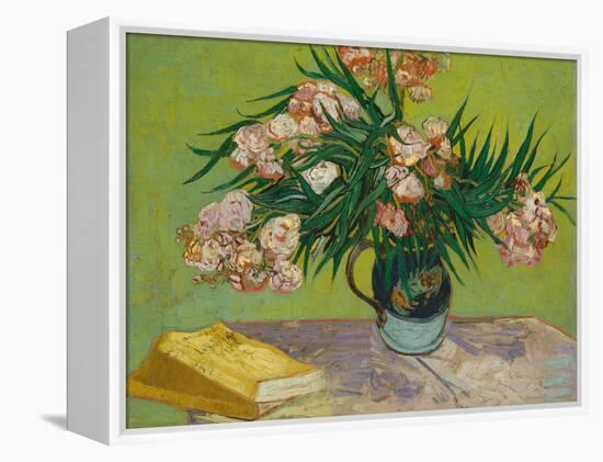 Oleanders-Vincent van Gogh-Framed Stretched Canvas