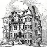 Residence Corner Eight Avenue and Berkeley Street, Brooklyn. F. Carles Merry, Architect. Illustrati-Oleg Golovnev-Photographic Print