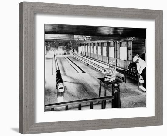 Olentangy Park Bowling Alleys, Columbus, Ohio-null-Framed Photo