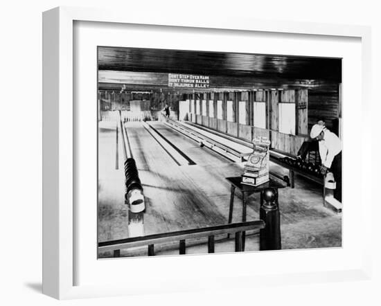 Olentangy Park Bowling Alleys, Columbus, Ohio-null-Framed Photo