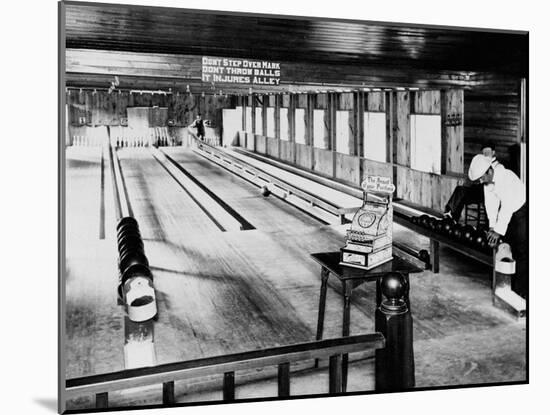 Olentangy Park Bowling Alleys, Columbus, Ohio-null-Mounted Photo