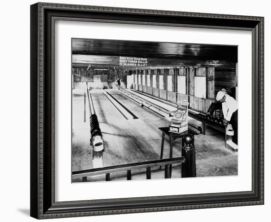 Olentangy Park Bowling Alleys, Columbus, Ohio-null-Framed Photo