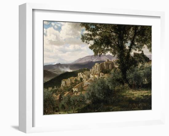 Olevano, 1856-57-Albert Bierstadt-Framed Giclee Print