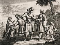 Fighting Between Tribes of Lower Ethiopia, Engraving from Description of Africa-Olfert Dapper-Giclee Print