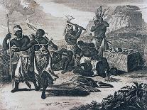 Unrest Between Tribes of Lower Ethiopia, Beheading of Prisoners-Olfert Dapper-Giclee Print