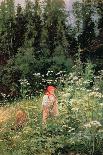 Girl Among the Wild Flowers, 1880-Olga Antonova Lagoda-Shishkina-Giclee Print