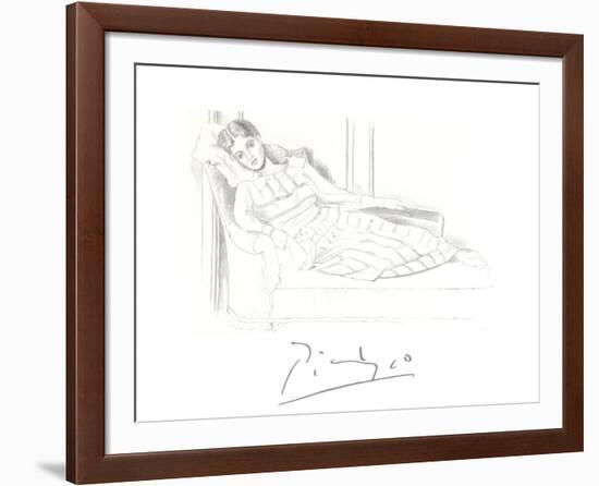 Olga Kaklowa-Pablo Picasso-Framed Collectable Print