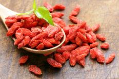 Dry Red Goji Berries for a Healthy Diet-Olga Krig-Photographic Print