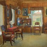 Interior in the House in Chegodayevo Village, 1900s-Olga Nikolayevna Korovina-Framed Giclee Print