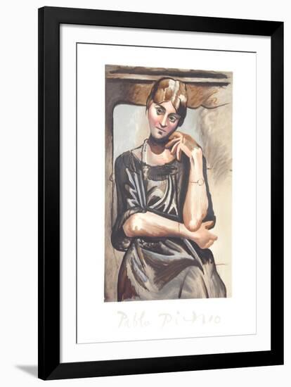 Olga Picasso-Pablo Picasso-Framed Collectable Print