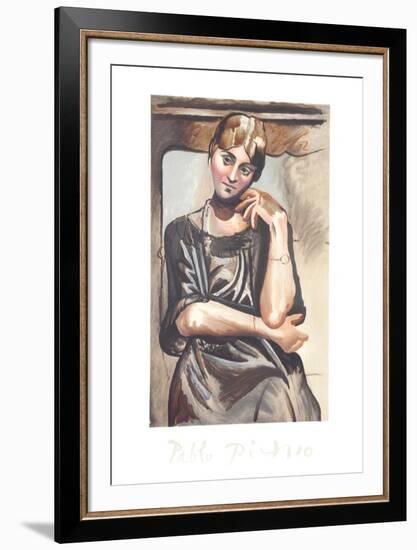 Olga Picasso-Pablo Picasso-Framed Collectable Print