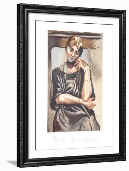 Olga Picasso-Pablo Picasso-Framed Collectable Print