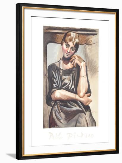 Olga Picasso-Pablo Picasso-Framed Collectable Print