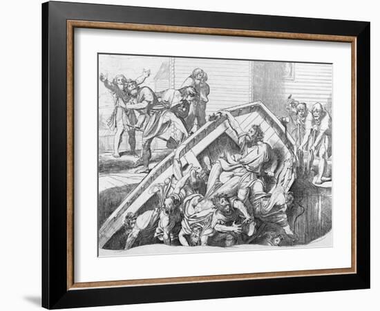 Olga's Avenge to the Drevlians, before 1839-Fyodor Antonovich Bruni-Framed Giclee Print