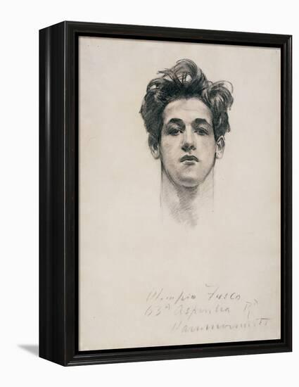 Olimpio Fusco, C.1900-10 (Charcoal & Stump on Paper)-John Singer Sargent-Framed Premier Image Canvas