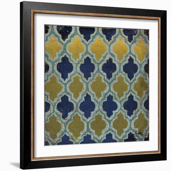 Olive and Indigo Modele I-Elizabeth Medley-Framed Art Print