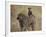 Olive Baboon (Papio Cynocephalus Anubis) Infant Riding-James Hager-Framed Photographic Print