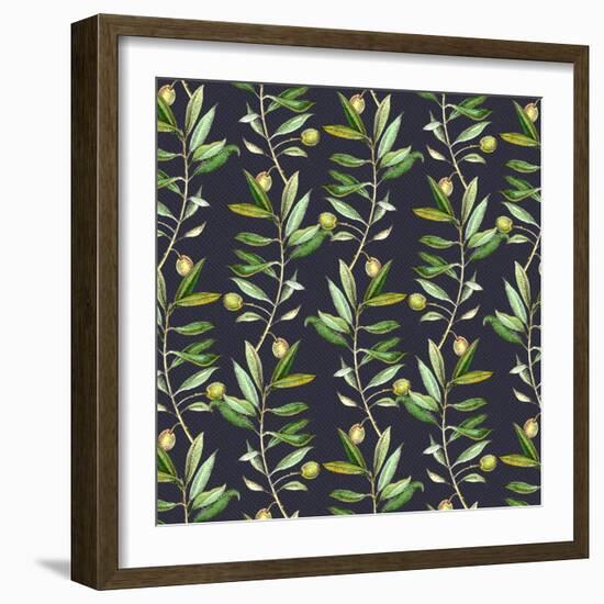 Olive branches, 2017-Andrew Watson-Framed Giclee Print