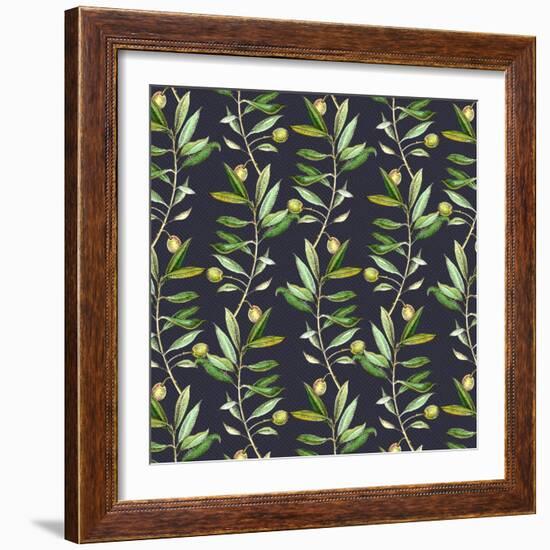 Olive branches, 2017-Andrew Watson-Framed Giclee Print
