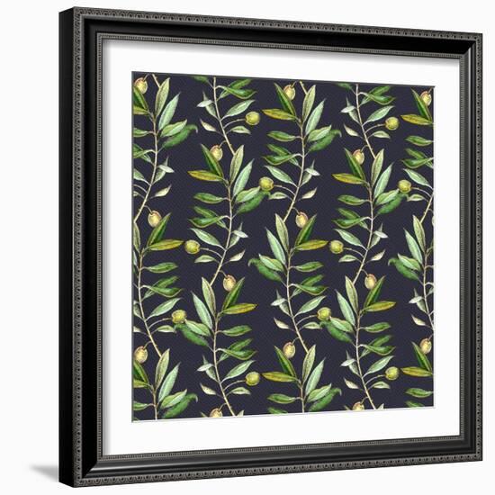 Olive branches, 2017-Andrew Watson-Framed Giclee Print