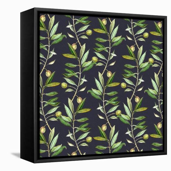 Olive branches, 2017-Andrew Watson-Framed Premier Image Canvas